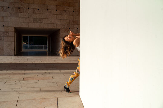 Woman on a sensual move