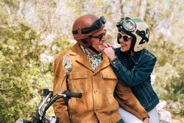 Cool middle-aged couple