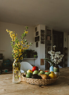 A beautiful  flowers on a table