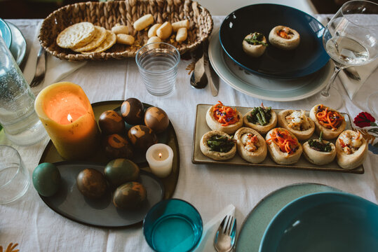 A Easter celebration table 