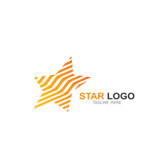 Obraz premium Star logo template. vector icon illustration