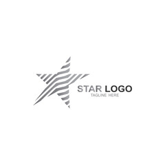 Star logo template. vector icon illustration