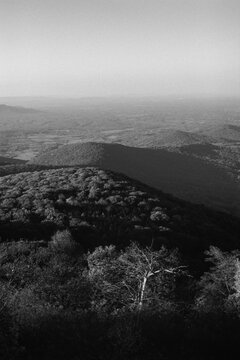 Hazy Hogback Mountain