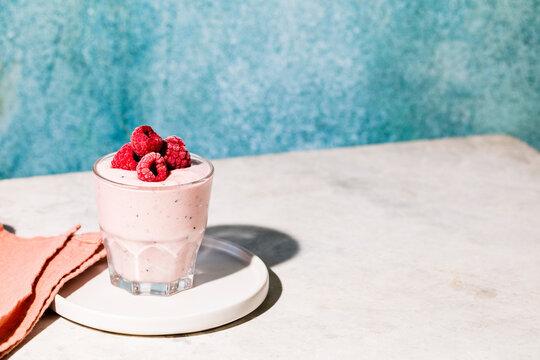 Fruit Smoothie Drink with hard light