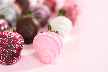 Chocolate dipped strawberries