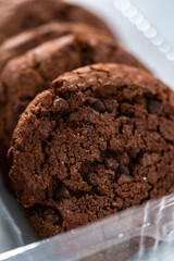 Double chocolate chip cookies