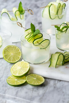 Cucumber Lime Water