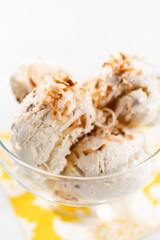 Coconut ice cream