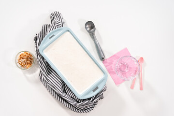 Coconut ice cream