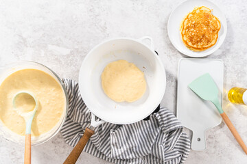Coconut banana pancakes