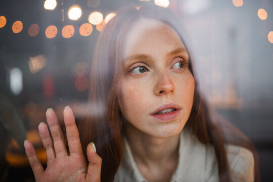 Close-up Portrait Of Young Woman