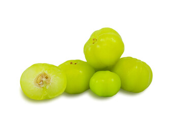 Amla berries isolated