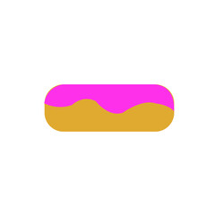 vector illustration of donuts. Is a junk food that is usually served in fast food restaurants