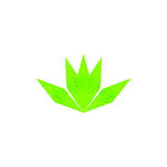 Creative, luxury natural fresh rose flower crown leaf blossom logo template in flat design monogram illustration. earth go green symbol