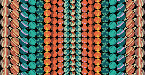 The Solar System Pattern Illustration