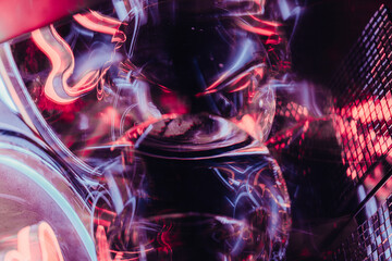 Abstract image, neon light.