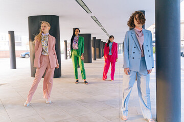 confident women of different races