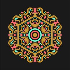 Modern mandala art vector design with a beautiful mix of colors, suitable for all advertising design needs, both for business card designs, banners, brochures and others.
EPS format files