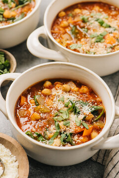 Chickpea Stew with spinach