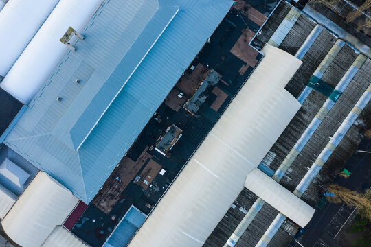 roof of the building from above
