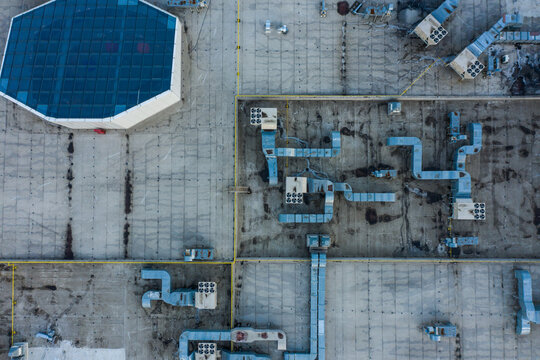 roof of the building from above
