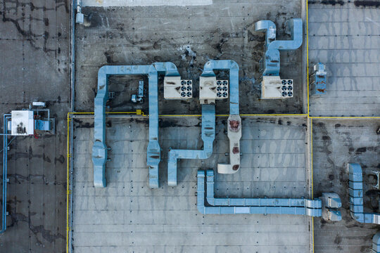roof of the building from above
