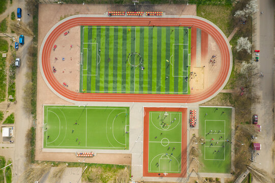 different sports grounds