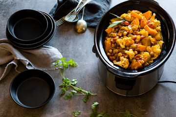 Chickpea vegetable curry