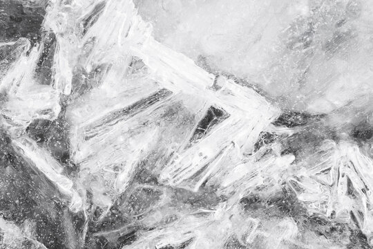 Abstract Ice Texture