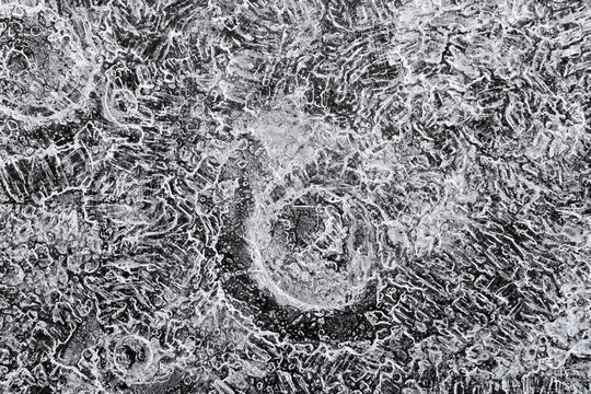 Abstract Ice Texture