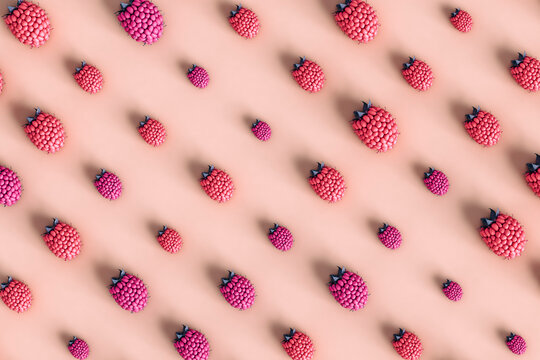 pattern of raspberries 