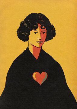 Woman And Heart