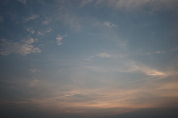 clouds at sunset