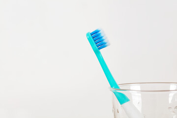 Toothbrush in a glass