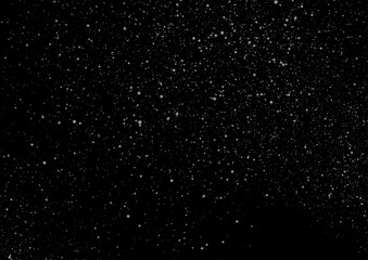 Dark small dots abstract background. Night starry sky vector design