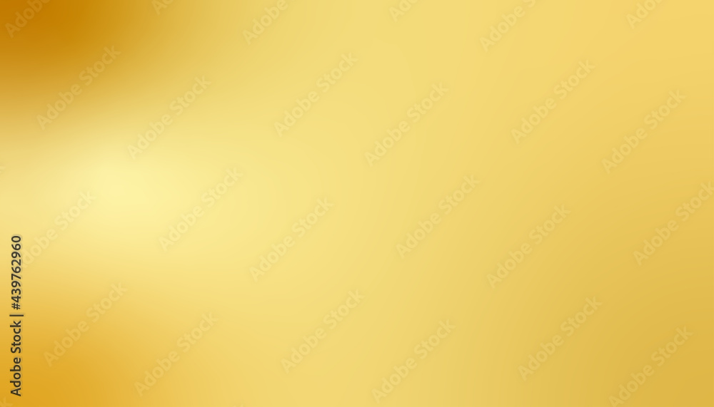 Fototapete gold gradient blurred background with soft glowing backdrop, background texture for design