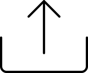 Outline upload icon