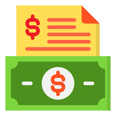 Money flat style icon