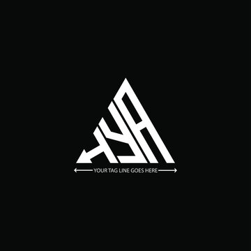 H Y A letter logo creative design. H Y A unique design