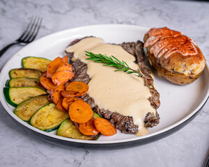 Delicious piece of meat New York