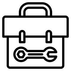 tool box outline style icon