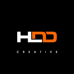 HDD Letter Initial Logo Design Template Vector Illustration