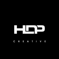 HDP Letter Initial Logo Design Template Vector Illustration