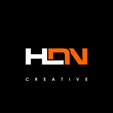HDN Letter Initial Logo Design Template Vector Illustration