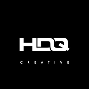 HDQ Letter Initial Logo Design Template Vector Illustration