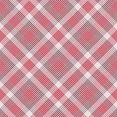 Red Chevron Plaid Tartan textured Seamless Pattern Design