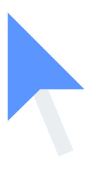 Flat cursor icon
