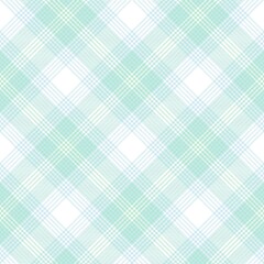 Sky Blue Chevron Plaid Tartan textured Seamless Pattern Design