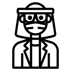 Avatar outline icon