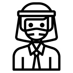 Avatar outline icon